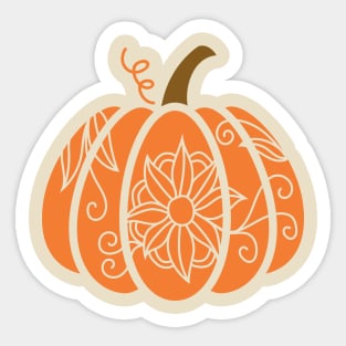 Little Fall Pumpkin Patch Sticker